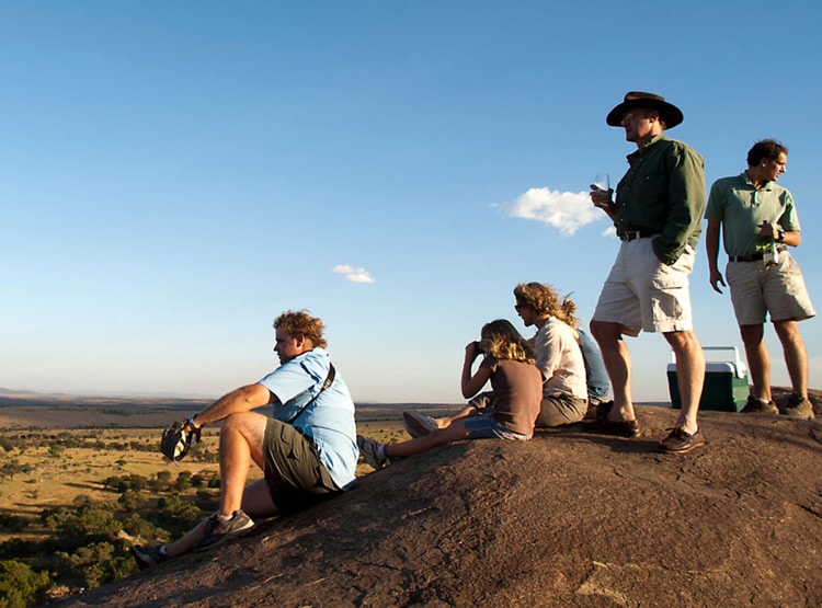 game walk tanzania safari