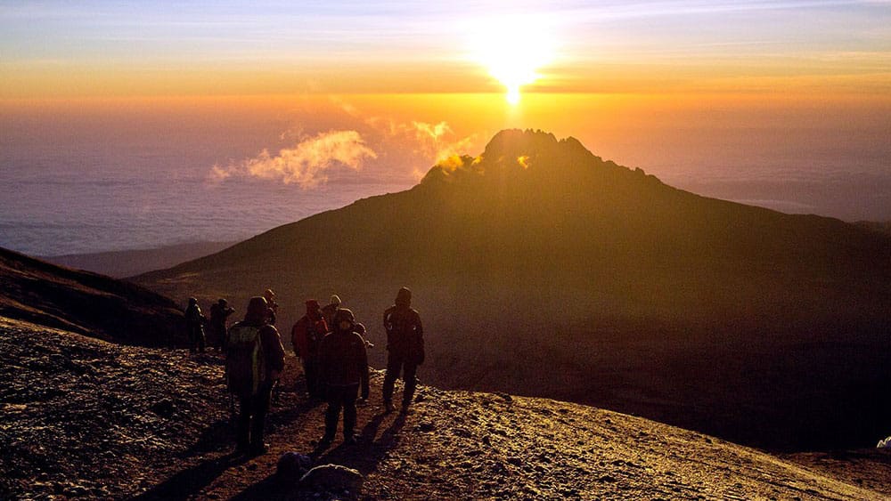 Kibo Peak Sunrise Mt Kilimanjaro