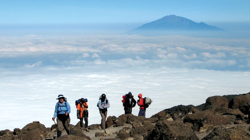 tanzania kilimanjaro getting high
